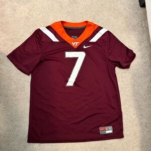 Men's Nike Michael Vick Maroon Virginia Tech Hokies Alumni Player Game Jersey